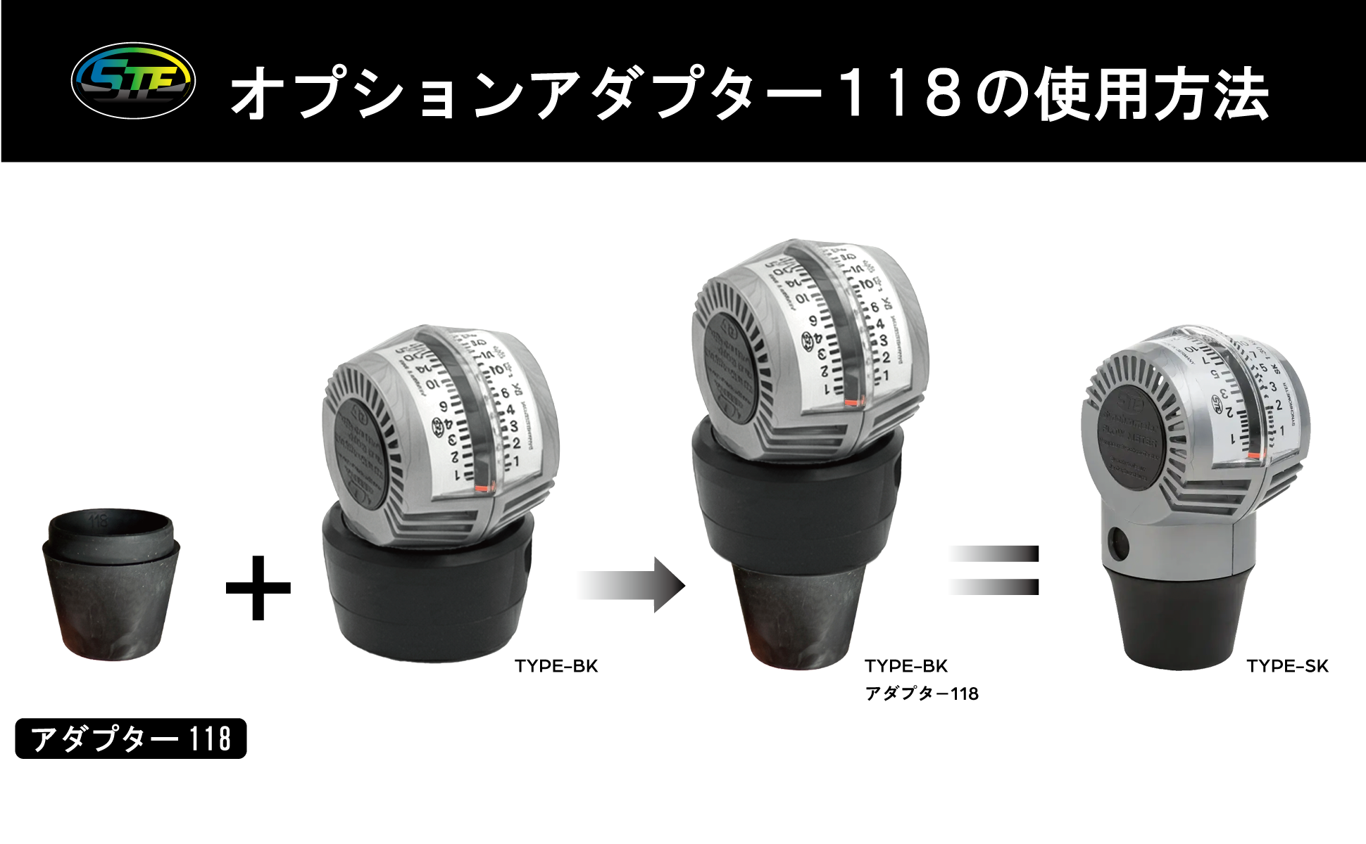 シンクロメーター TYPE-BK用 アダプター No. 118